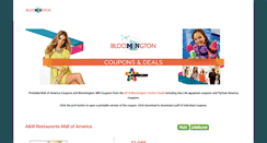Desktop Screenshot of bloomington-coupons.com